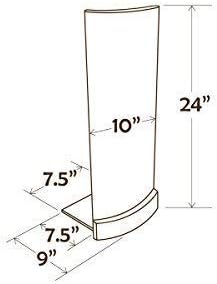 Sofa-Scratcher' Cat Scratching Post & Couch-Corner/Furniture Protector (Ivory)