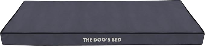 The Dog’s Bed Orthopedic Dog Bed, XXL Grey with Black Trim, Waterproof, Supportive Dog Bed with Washable Replaceable Covers, Veterinary Approved