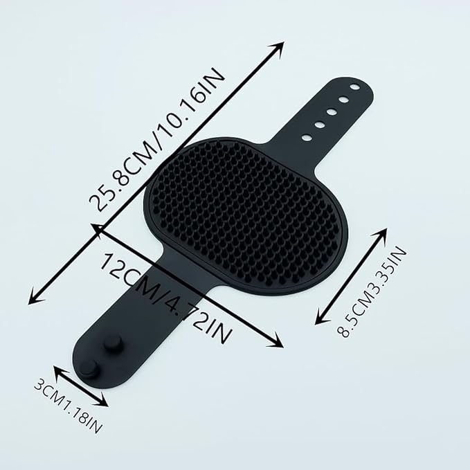 Self Cleaning Slicker Brush, Dog Cat Bunny Pet Grooming Shedding Brush, Easy to Remove Loose Undercoat, Pet Massaging Tool Suitable for Pets with Long or Short Hair (Black)