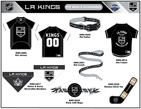 Pets First NHL Los Angeles Kings Puck Toy for Dogs & Cats. Play Hockey with Your Pet with This Licensed Dog Tough Toy Reward!