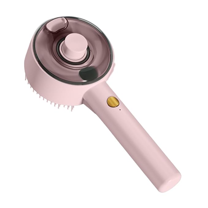 Water Brush for Cats - Anti-Static Grooming Mist Comb - with Release Button Rechargeable Dog Brush - Grooming Tool for Kittens Puppies Massage Shedding
