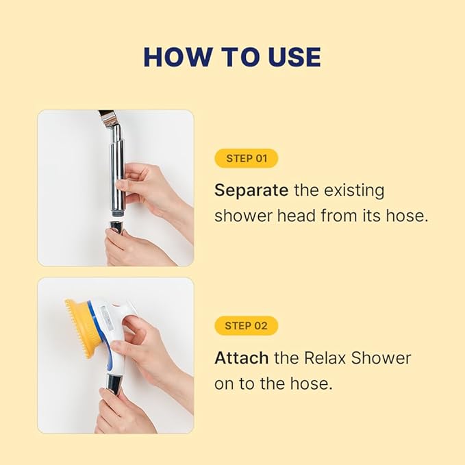 PETHROOM Pet Bath Relax Shower | Pet Massage Bath Brush with Shower Head | Deshedding, Scrubbing & Splash Shield for Dogs & Cats, Soft Silicone Grooming Tool