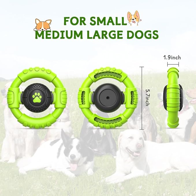Dog Toys for Aggressive Chewers Large Medium Small Breed Indestructible Durable Tough Dog Chew Toys to Keep Them Busy Nylon Rubber Interactive Dog Toys