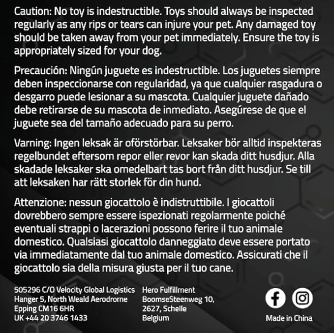 Playology Dog Toys | Squeaky Bounce Ball for Dogs - Bounces in Unpredictable Ways | Jumbo Beef Scented Toy - Easy to Clean and Made from Non Toxic Materials