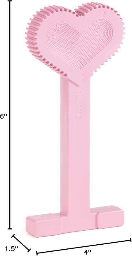 Bullibone Nylon Dog Chew Toy for Aggressive Chewers - Dental Hygiene Bone with Peppermint Flavor, Durable Tough Chew Toys for Large Dogs, Indestructible Dog Bone - Single