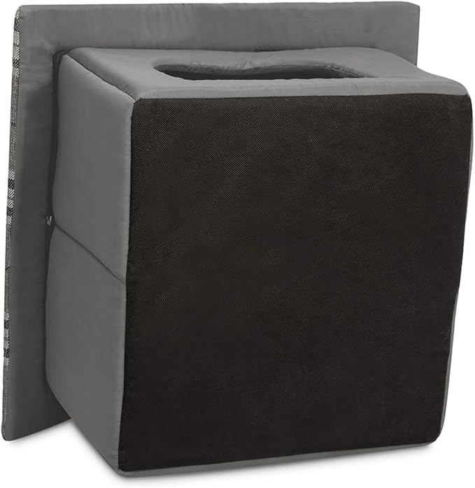 Hollypet Cozy Pet Bed House Warm Pet House Cave Sleeping Bed Puppy Nest for Cats and Small Dogs, Gray