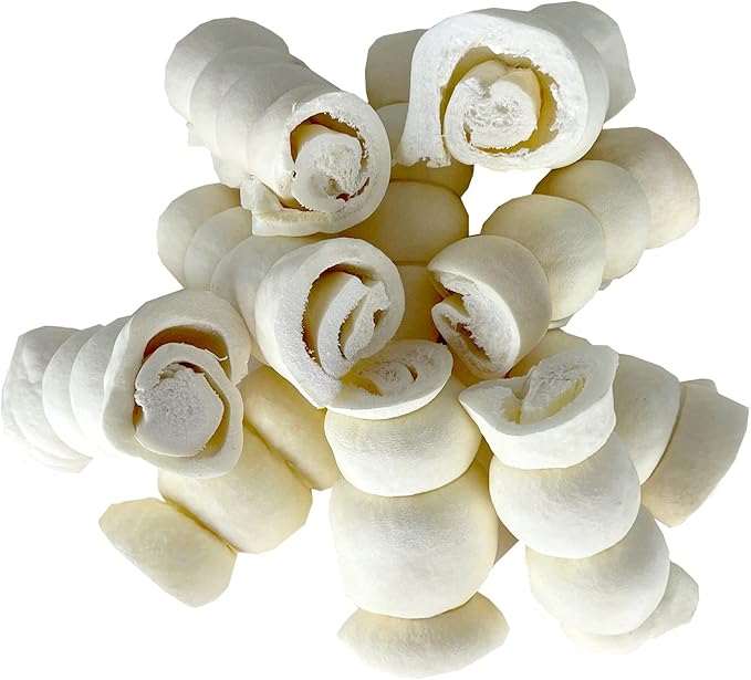 123 Treats Thick Beef Cheek Retriever Rolls โ All Natural (6 Inches) Beef Flavored Long-Lasting Chew Treats for Aggressive Chewers, Beefhide Chew Rolls, NO Artificial Preservatives | (10 Count)