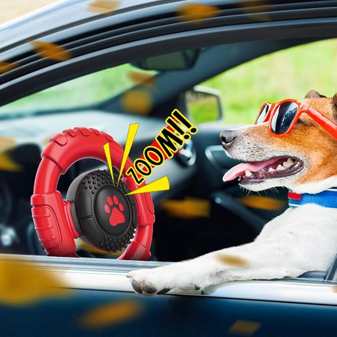 Dog Toys for Aggressive Chewers Large Medium Small Breed Indestructible Durable Tough Dog Chew Toys to Keep Them Busy Nylon Rubber Interactive Dog Toys