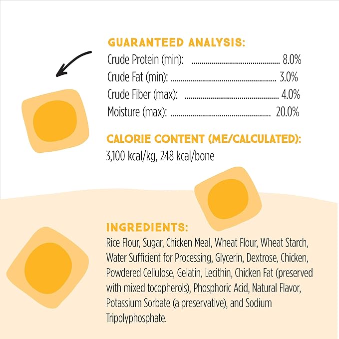 Ultra Chewy Double Treat Bones: Long-Lasting Treats Made in USA for Large and Small Breeds, Highly Digestible, for Aggressive Chewers (Bacon Cheese and Chicken Flavor, 2 Packs)