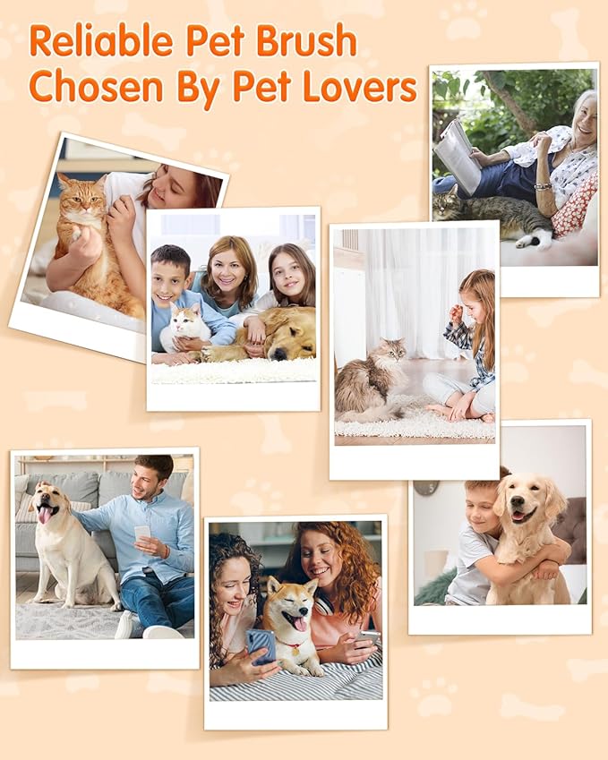 2026 New Pet Steam Brush, Cat Steam Brush for Shedding & Deshedding - 3-in-1 USB Rechargeable Pet Hair Removal Comb with Water Tank, for Indoor Long/Short Haired Cats & Dogs (Add 20mL wash W)