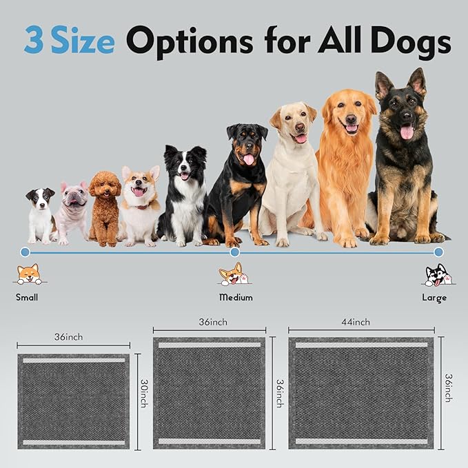 Charcoal Pee Pads for Dogs, 36"x36", Extra Large Puppy Pads XL, Odor Control Dog Pee Pads, Activated Carbon Jumbo Disposable Training Pad, Anti-Slip Potty Pads, Doggy Pads 30 Counts