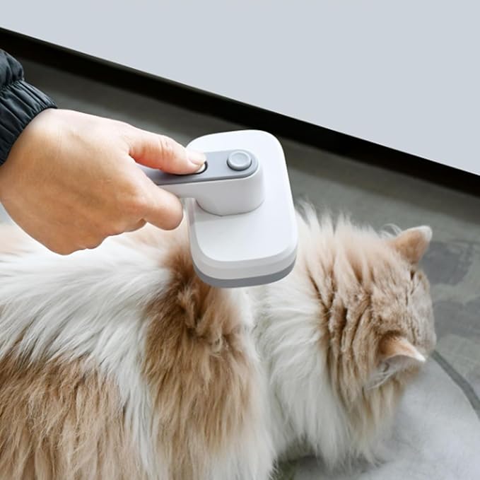 Cat Brush Antistatic Soft One-Touch Self-Cleaning Cat Hair Removal Ion Generator Pet Brush Hair Removal for Shedding Grooming Dog Pet Comb.-