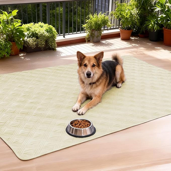 hyha Waterproof Dog Blanket, Reversible Pet Bed Blanket, Soft Sofa Couch Cover for Dogs Washable, Waterproof Pet Couch Covers for Sofa Puppy Cats Furniture Protector(30"x53", Beige/Beige)