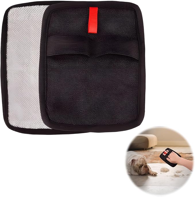 Pet Hair Removal Glove for Cats & Dogs Reusable Electrostatic Pet Hair Remover Magic Brush Pet Hair Remover for Couch, Furniture, Carpet, Curtain, Car Seats (1 PC)