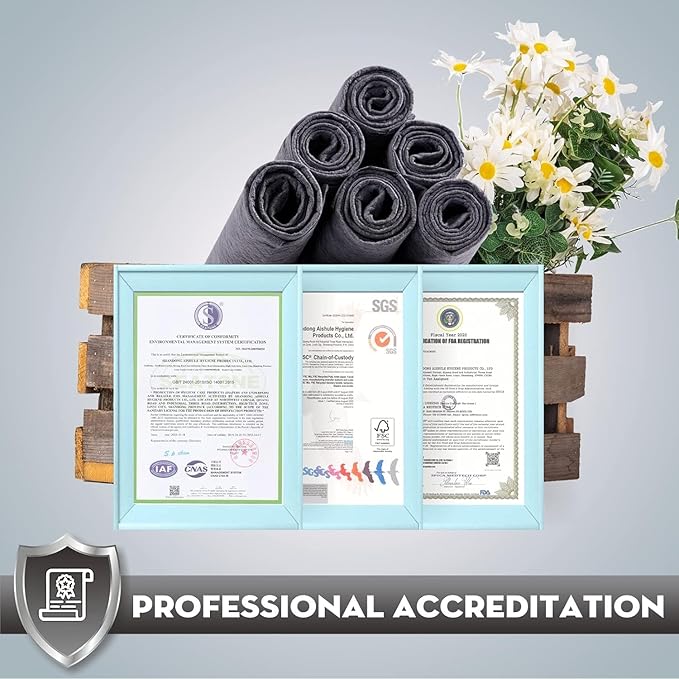 CROCI Potty Pads for Dogs XXL 30x36in, Charcoal Pet Pee Pads Odor-Control & Super Absorbent Up to 10 Cups, 6-Layer Quick Dry & Leak-Proof with Adhesive Tabs, Disposable (40 Counts)