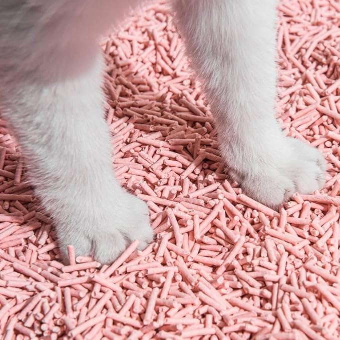 Michu Tofu Cat Litter Natural Clumping Tofu Cat Litter, Fast Clumping and Easily Scoop-able 5.5lb/88oz 5 Scents - Original, 1 Pack