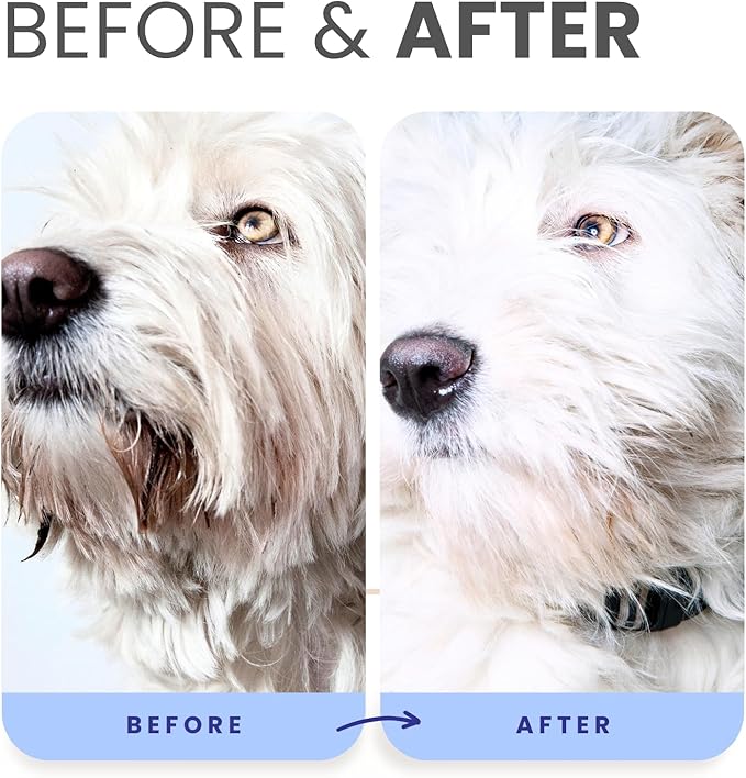 Lillian Ruff PRO Formula Berry Blue Brightening Pet Shampoo - Ultra-Hydrating Professional Whitening Dog Shampoo, Vivid Show-Quality Coat Enhancer, Tear Stain & Odor Eliminator - Vitamin B5 (Gallon)