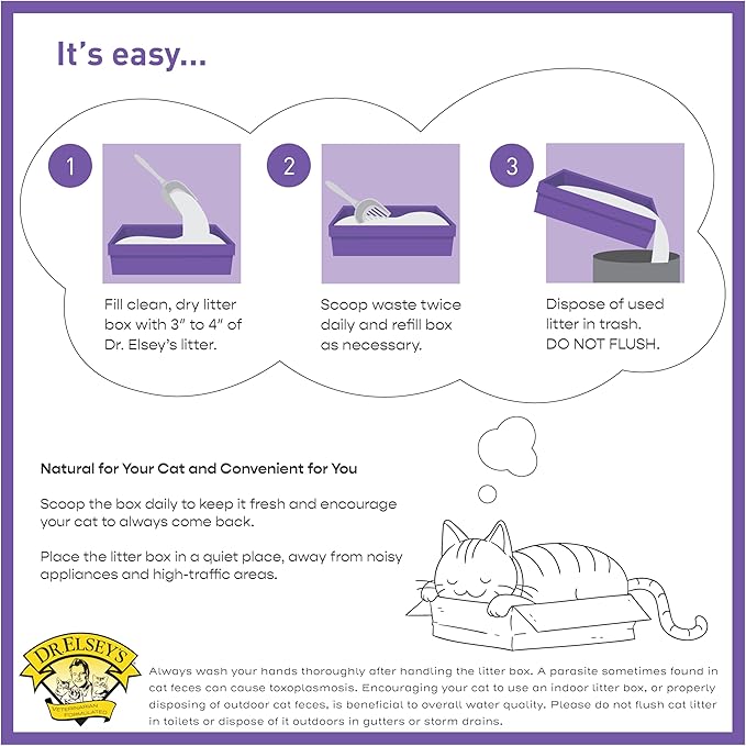 Dr. Elsey's Clean Tracks Clumping Clay Cat Litter 18 lb. Bag