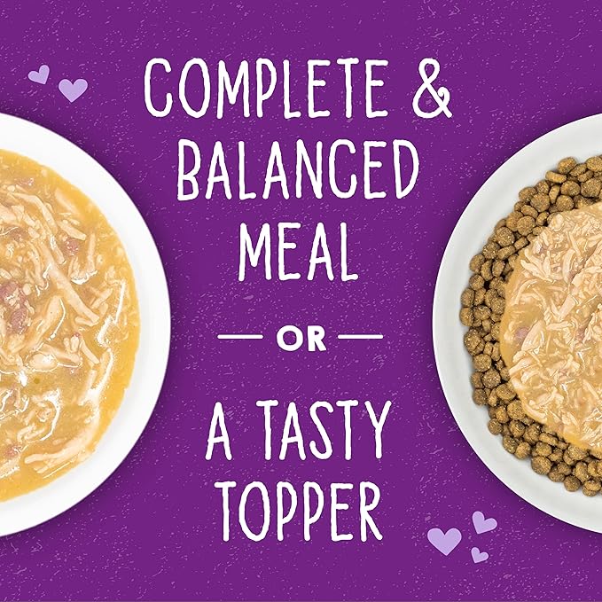 Stella & Chewy's Carnivore Cravings Savory Shreds - Wet Cat Food - High-Moisture Formula with Premium Cage-Free Chicken & Grass-Fed Beef - Perfect for Picky Eaters - 5.2 oz, 8 Count