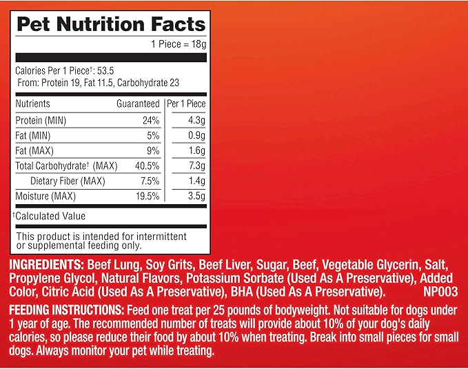 Pup-Peroni Dog Treats, Lean Beef Flavor, 38 Ounce, Made with Real Beef, 90% Fat Free