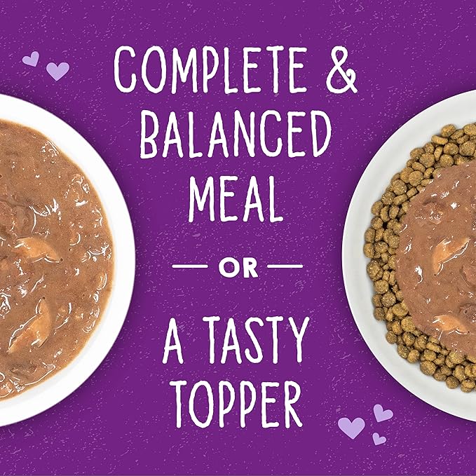 Stella & Chewy's Carnivore Cravings Savory Shreds - Wet Cat Food - High-Moisture Formula with Wild-Caught Tuna & Mackerel - Perfect for Picky Eaters - 2.8 oz, 12 Count