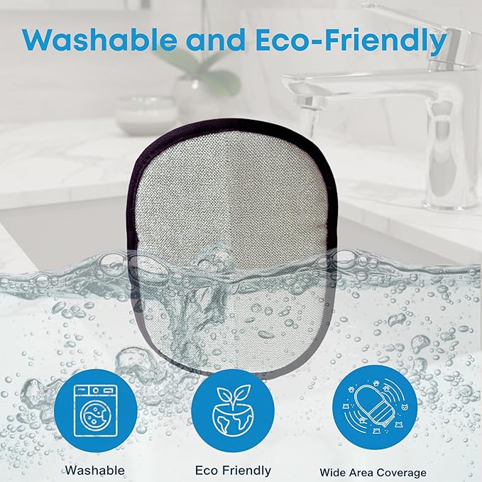 Pet Hair Removal Glove for Cats and Dogs – Upgraded Electrostatic Cleaning Glove for Easy Pet Hair Pickup on Furniture, Clothing, Couch & Car Seats.