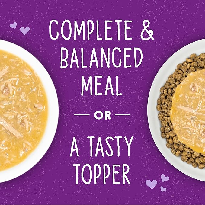 Stella & Chewy's Carnivore Cravings Savory Shreds - Wet Cat Food - High-Moisture Formula with Premium Cage-Free Chicken & Wild-Caught Salmon - Perfect for Picky Eaters - 5.2 oz, 8 Count