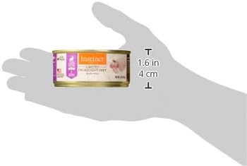 Instinct Limited Ingredient Diet, Natural Wet Cat Food, Grain Free Recipe - Real Rabbit, 5.5 Ounce (Pack of 12)