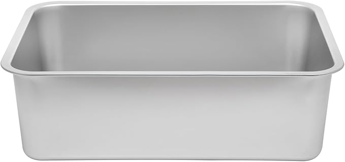 Kichwit Stainless Steel Cat Litter Box with High Sides Easy to Clean, Smooth Surface, Rust Resistant, 19.8" x 13.8" x 10" (with Lid)