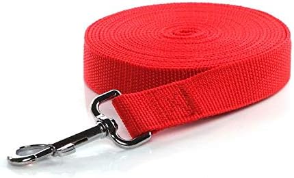 TAIDA Strong Nylon 16 Feet Long Dog Leash, 16 Foot Dog Leashes for Medium Large Dogs, 1 Inch Wide