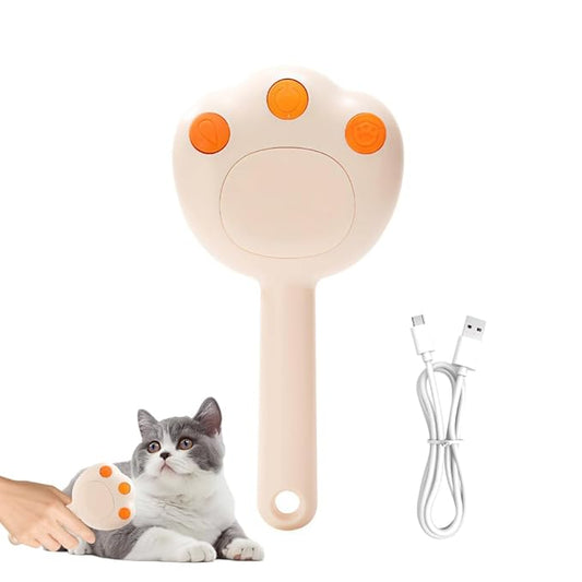 Cat Steam Brush, Pet Grooming Brush USB Charging Dog Spray Comb with Water Tank for Cats Dogs Hair Shedding