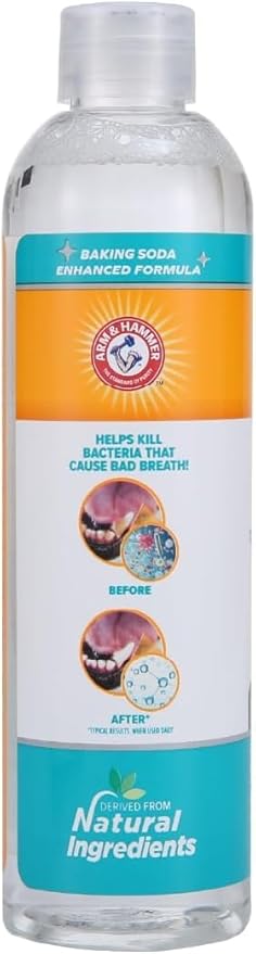 Arm & Hammer for Pets Advanced Care Dental Water Additive for Cats Cat Teeth Cleaning Product for All Cats Odorless and Flavorless Cat Dental Rinse, 8 Ounces - 2 Pack