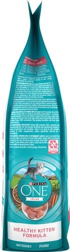 Purina ONE High Protein, Natural Dry Kitten Food, +Plus Healthy Kitten Formula - 3.5 lb. Bag