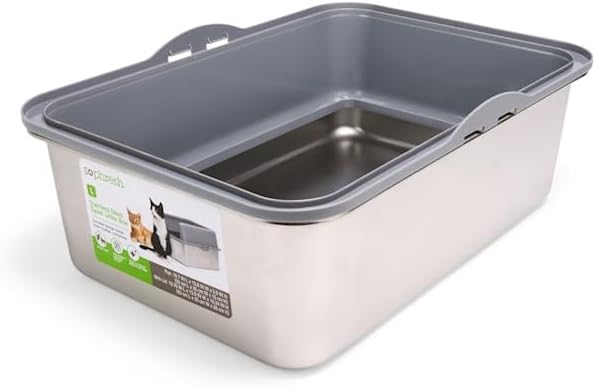So Phresh Stainless Steel Cat Litter Box