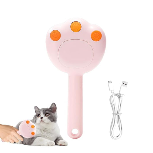 Cat Steam Brush, Pet Grooming Brush USB Charging Dog Spray Comb with Water Tank for Cats Dogs Hair Shedding