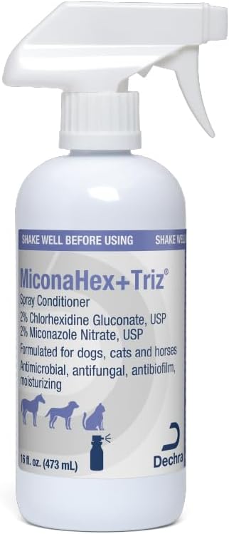 Miconahex+ Triz Spray for Dogs Cats and Horses, 16 oz