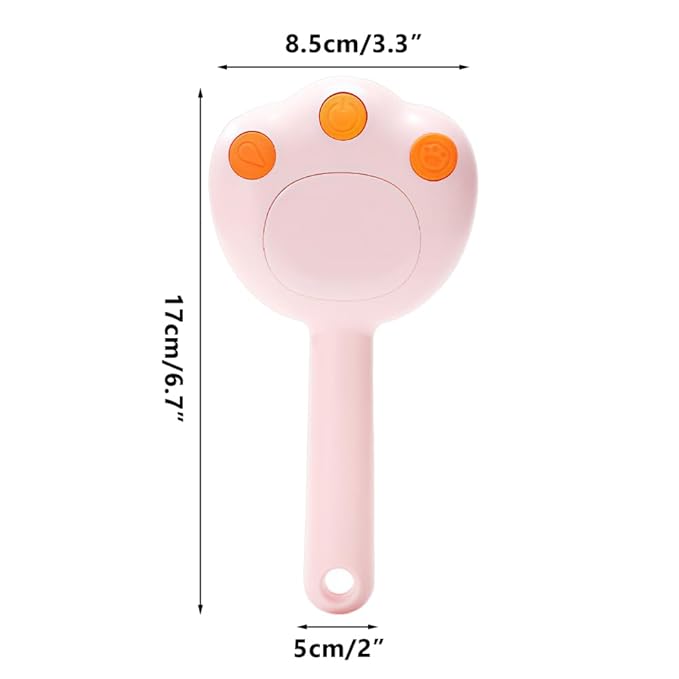 Cat Steam Brush, Pet Grooming Brush USB Charging Dog Spray Comb with Water Tank for Cats Dogs Hair Shedding