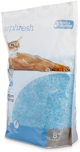 So Phresh Scoopable Odor-Lock Clumping Micro Crystal Cat Litter in Blue Silica 8 lbs.