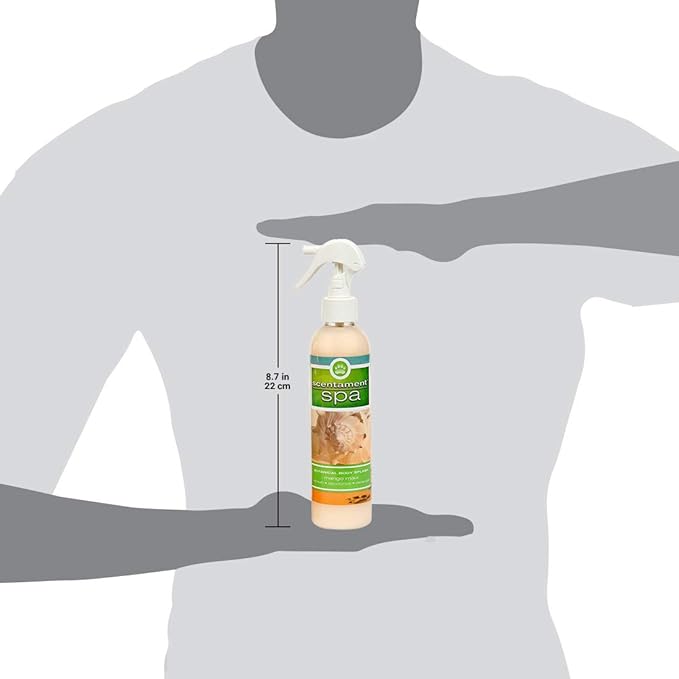 Best Shot Scentament Spa Botanical Body Splash, Detangler Spray, Body Spray for Pets, Cat and Dog Cologne Spray, Mango Maui, 8 Oz.