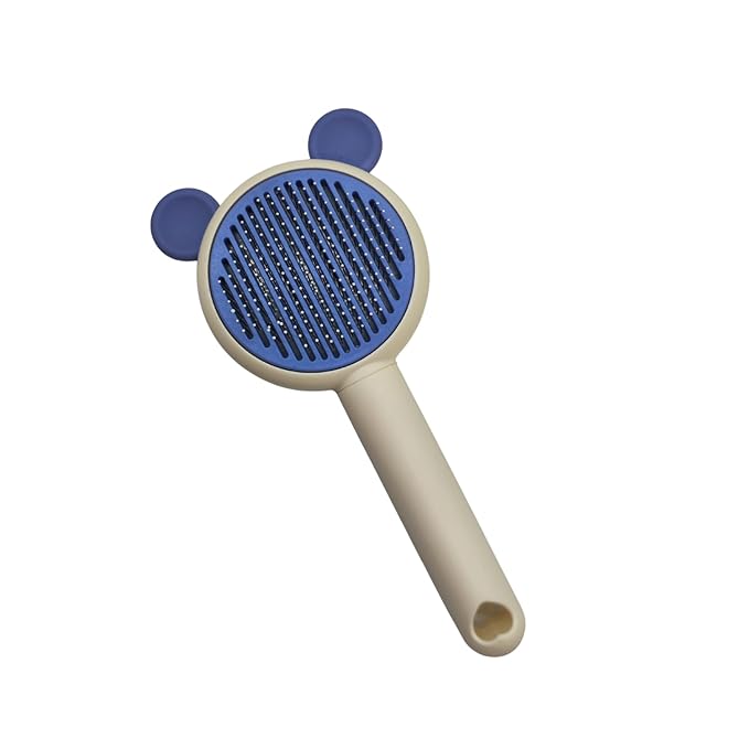 Cat Grooming Brush for Indoor Cats, Suitable for Long-haired or Short-haired Cats, Cat Hair Brush,Dog, Kittens, Rabbits Massage to Remove Loose Fur, Blue