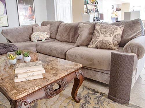 Sofa-Scratcher' Cat Scratching Post & Couch-Corner/Furniture Protector (Ivory)