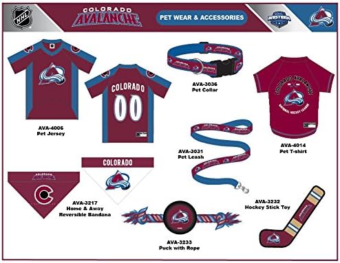 Pets First Dog Rubber Toy with Heavy-Duty Rope Tug, NHL Colorado Avalanche Puck Toy for Dogs & Cats - Play Hockey with Your Pet!