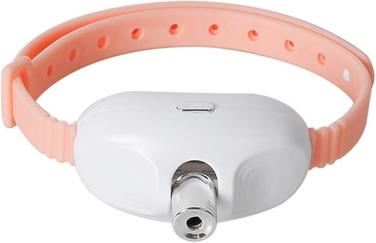 Automatic Cat Laser Toy with Light - Wearable Laser Collar for Kittens, USB Rechargeable Cat Laser Pointer Toy, Interactive Pet Exercise Toy with Hands-Free Operation (Pink)