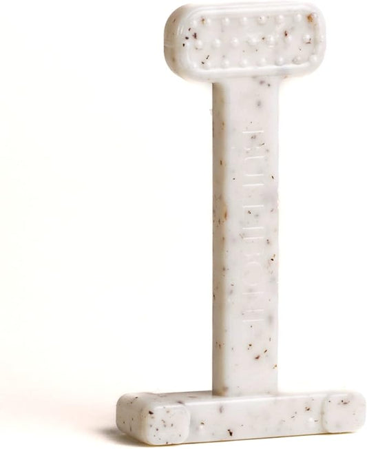 Bullibone Nylon Dog Chew Toy for Aggressive Chewers - Dental Hygiene Bone with Bacon Flavor, Durable Tough Chew Toys for Small Dogs, Indestructible Dog Bone - Single