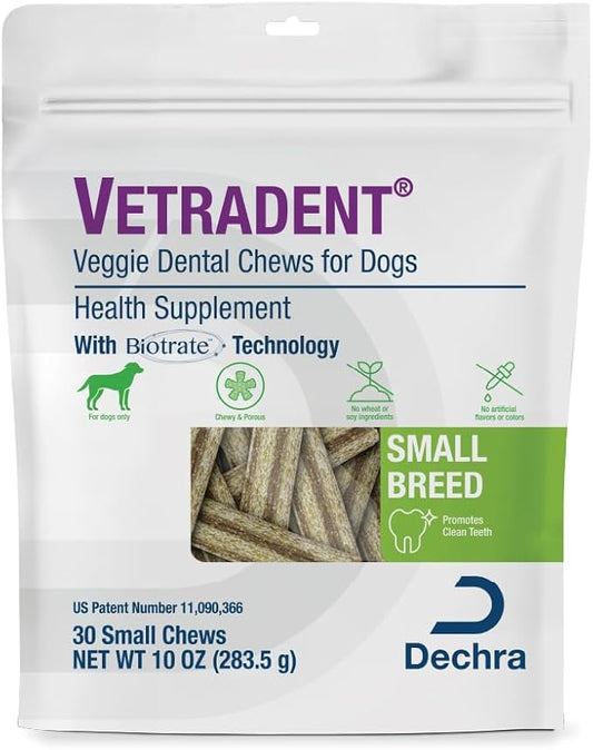 Vetradent® Veggie Dental Chews for Small Dogs