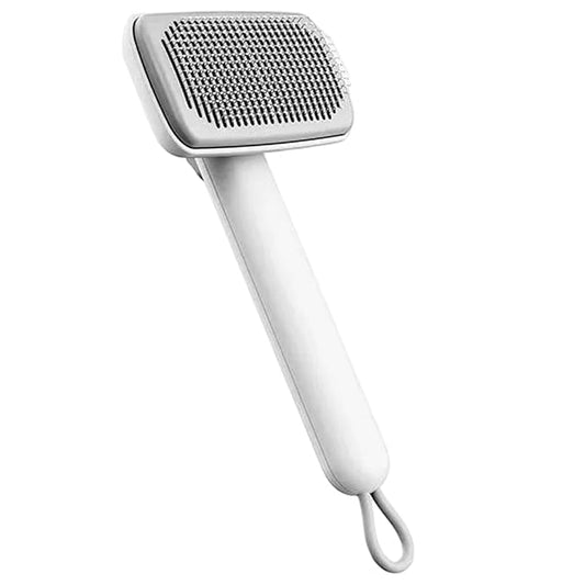 Cat Brush Antistatic Soft One-Touch Self-Cleaning Cat Hair Removal Ion Generator Pet Brush Hair Removal for Shedding Grooming Dog Pet Comb.-