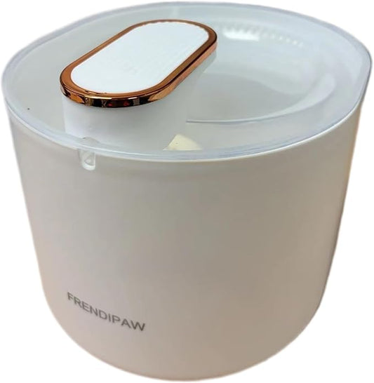 102oz/3L Cat Water Fountain Inside,FRENDIPAW,Ultra-Quiet Pet Water Bowl Dispenser with Dual Filtration System, BPA-Free Automatic Dog Water Fountain for Cats & Small Dogs, Easy to Clean-for Pet