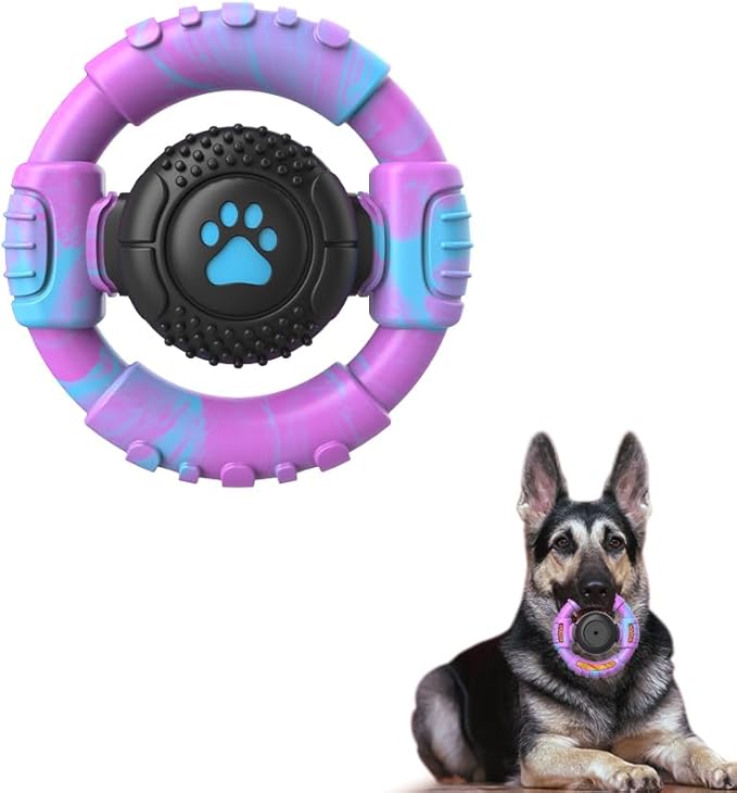 Dog Toys for Aggressive Chewers Large Medium Small Breed Indestructible Durable Tough Dog Chew Toys to Keep Them Busy Nylon Rubber Interactive Dog Toys