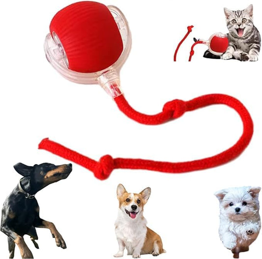 Christmas Stocking Stuffer 2025 New Electric Dog Ball Toy,Electric Ball Dog Toy for Cat,360° Smart Automatic Interactive Rolling Dog Ball, Smart Interactive Pet Toy Ball,Automatic Dog Toy