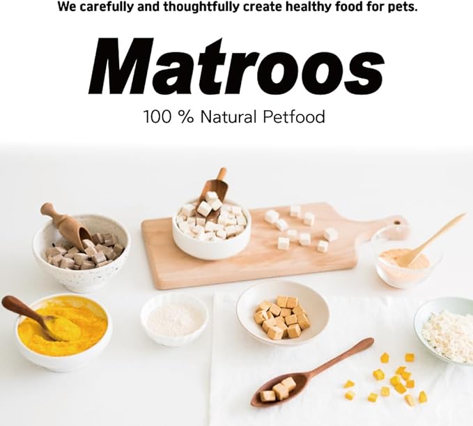 M MATROOS Freeze Dried Raw 100% Natural Single Ingredient Tuna Dog and Cat Treats, 5.64 oz | Healthy Weight Control Traning | Wild Caught, High Protein, Gluten Free, Grain Free